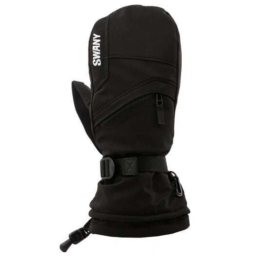 Swany Mens X-Over Black Mitten