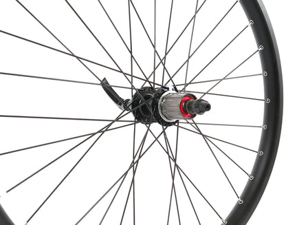 TerraTrike 24 Inch Double Wall Black Rear Wheel studio image close up view