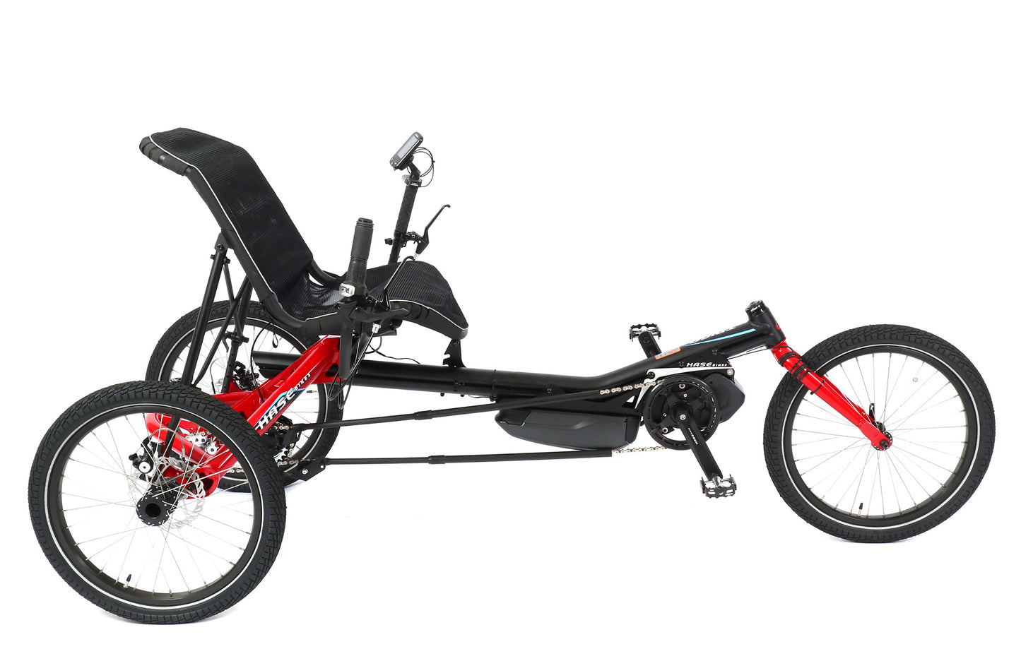 Hase Trigo Nexus USS Steps 5000 w/Differential Red Recumbent Trike