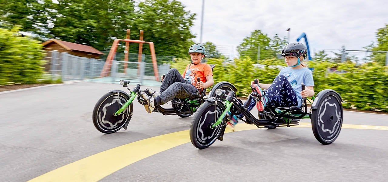 Hase Trets Childrens Yellow Green Delta Trike