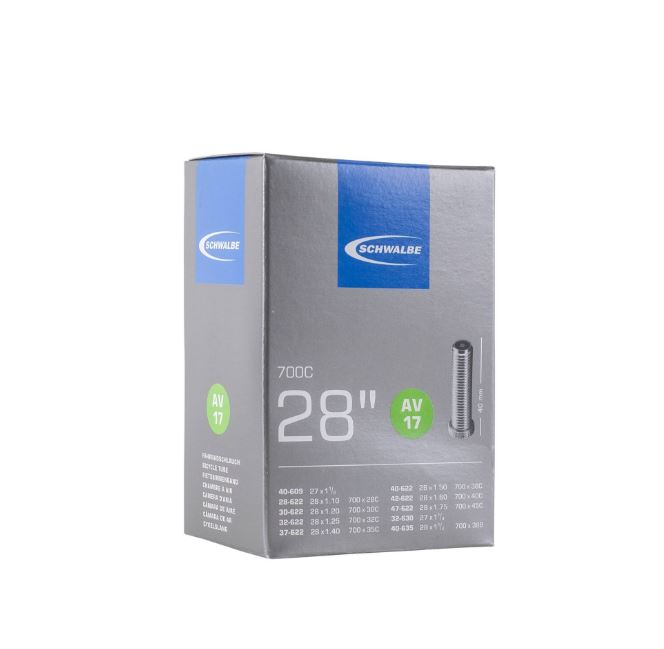 Schwalbe AV17 Schrader Valve Tube 700c x 28-45mm (622mm)