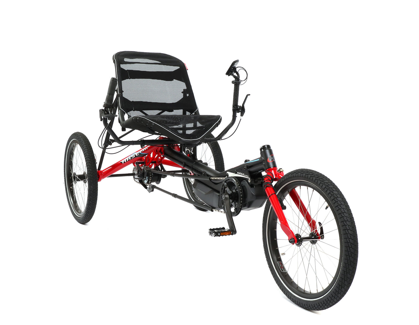 Hase Trigo Nexus USS Steps 5000 w/Differential Red Recumbent Trike