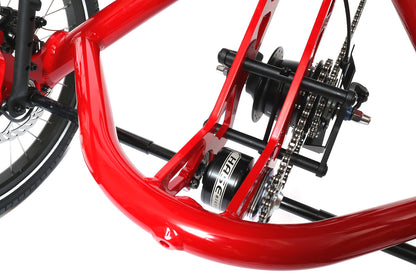 Hase Trigo Nexus USS w/Differential Red Recumbent Trike