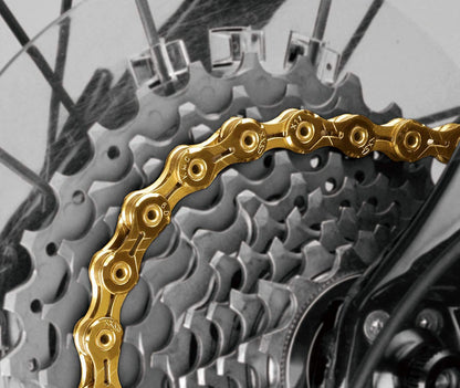 KMC X11SL Super Light 11 Speed 116 Links Gold Chain