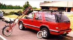 Atoc Tandem Topper Pivot Auto Rack TT-084 Outside Image on SUV