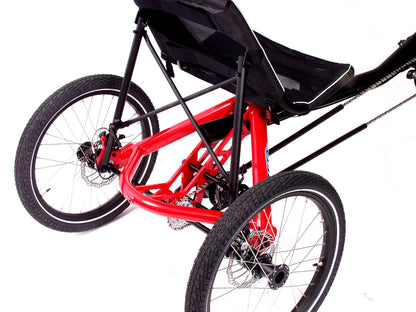 Hase Trigo UP Red Recumbent Trike
