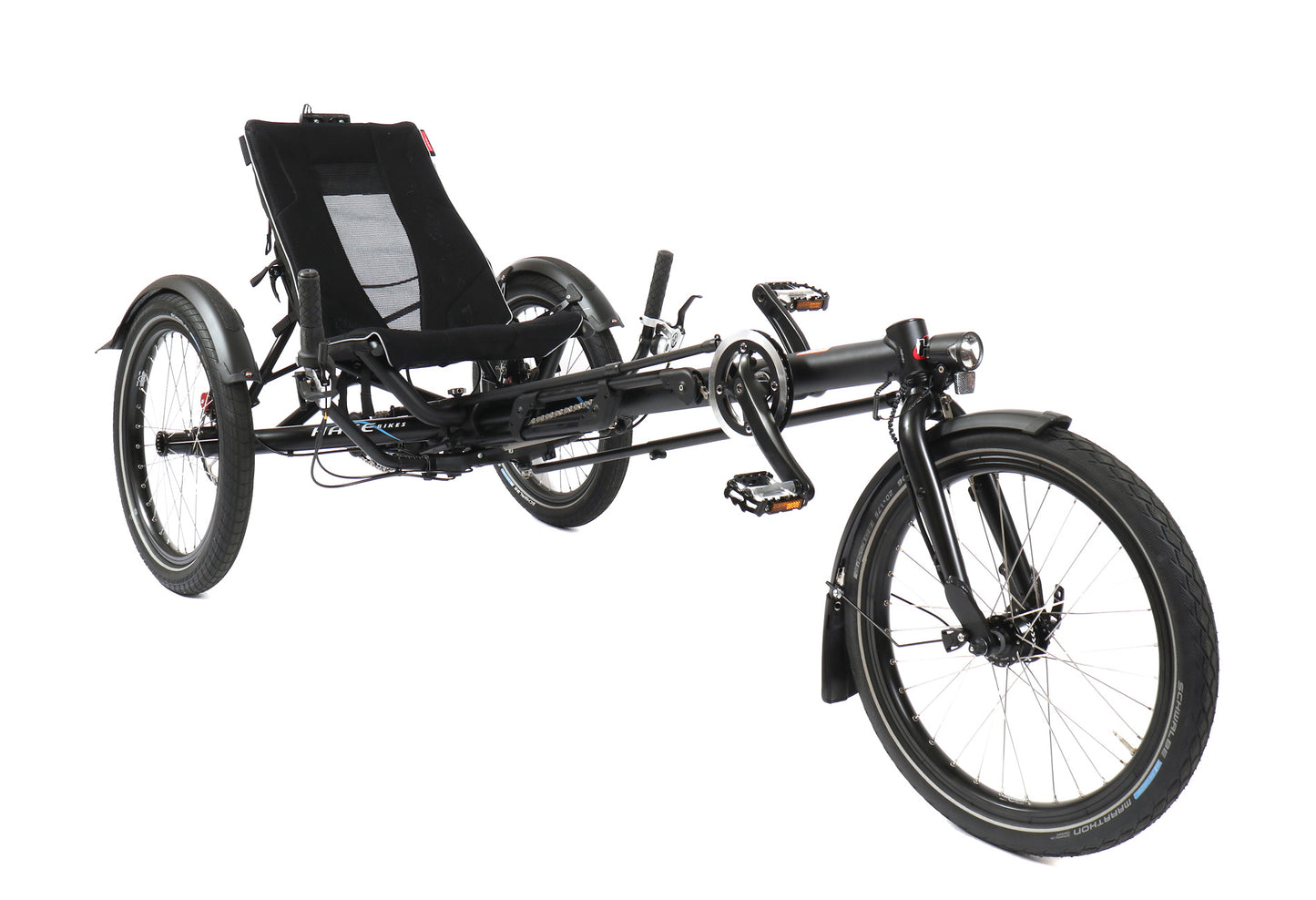 Hase Kettwiesel Allround Nexus Matte Black Recumbent Trike