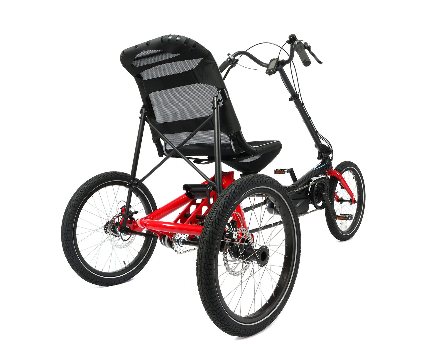 Hase Trigo UP Steps 5000 with Differential Red Recumbent Trike
