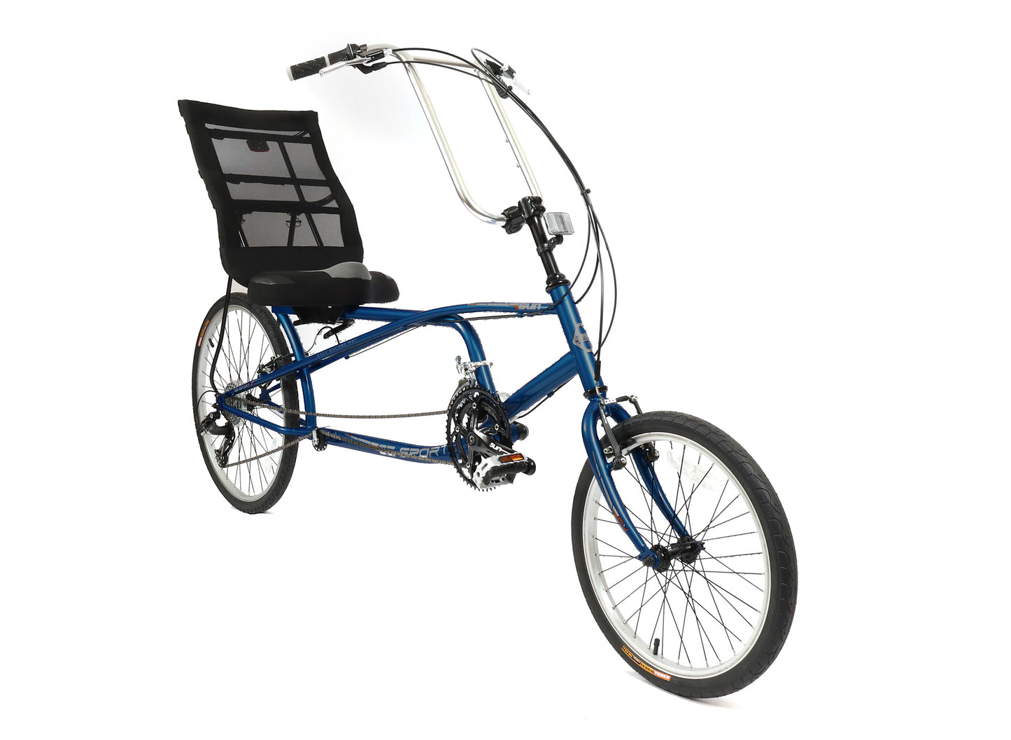 Sun Seeker EZ-Sport CX  26/20 Recumbent Bike Lemans Blue