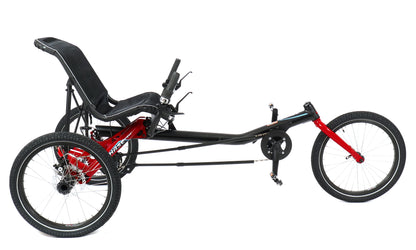 Hase Trigo Nexus USS Red Recumbent Trike