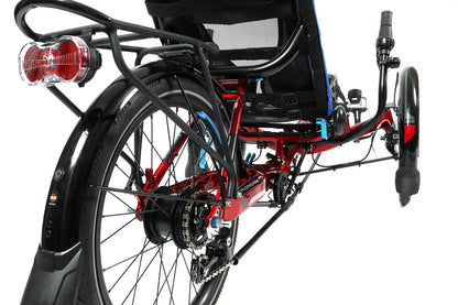 HP Velotechnik Gekko fxs Magma Red Recumbent Trike
