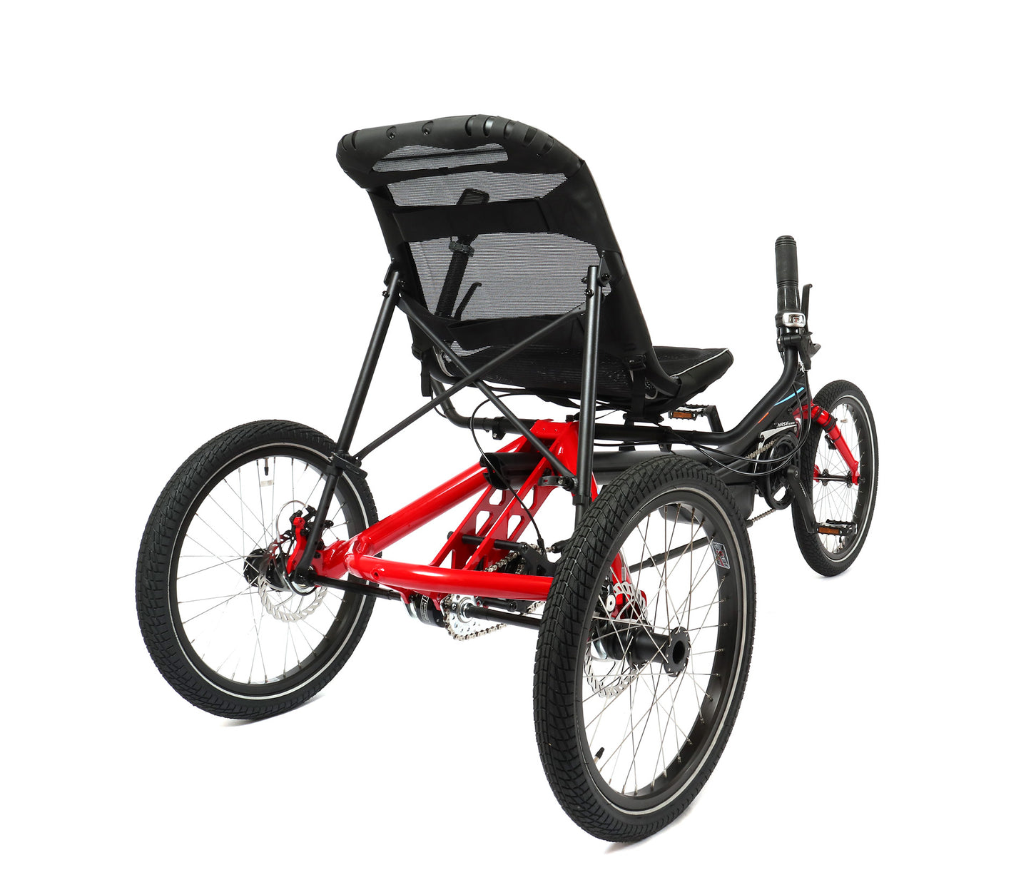 Hase Trigo Nexus USS Steps 5000 w/Differential Red Recumbent Trike