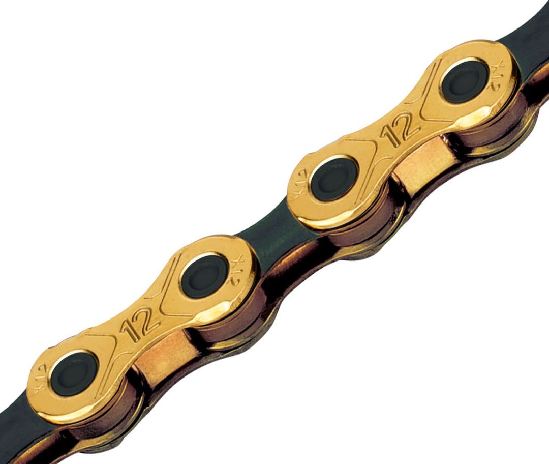 KMC X 12 Speed 126 Link Ti Gold/Jet Black Chain